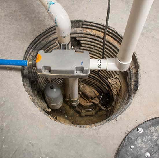 Plumbing inspection - Sump-pump servicing