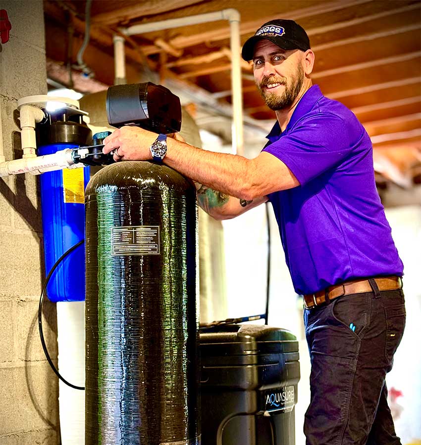 Aqua sure water softener installation